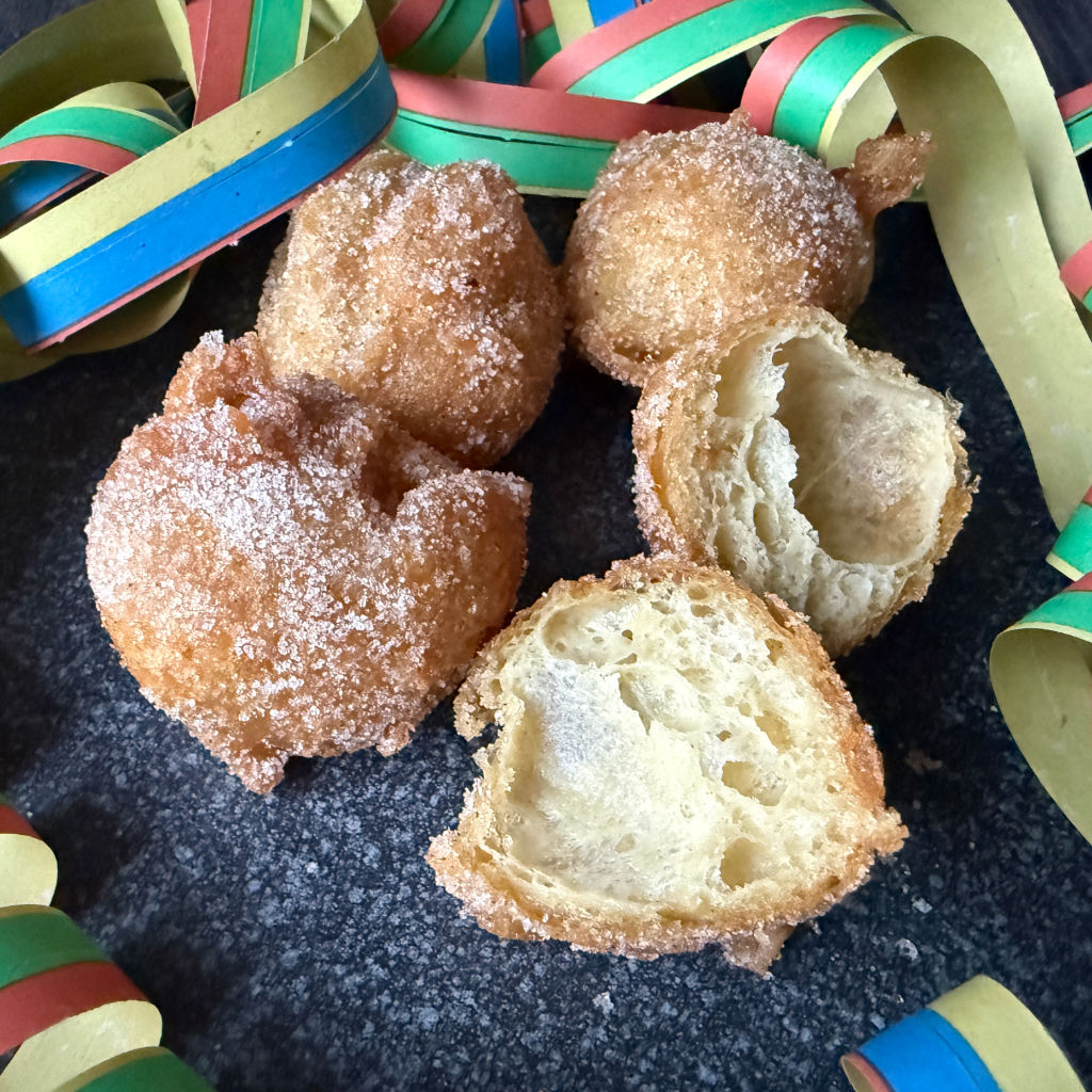 Nonnenfürzchen mit Eierlikörfüllung