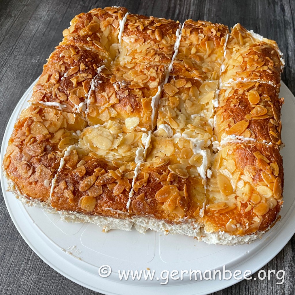 Milchfreier Bienenstich