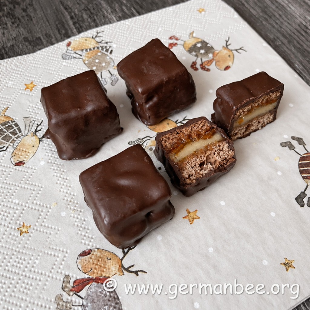 Selbstgemachte Dominosteine